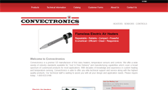 Desktop Screenshot of convectronics.com